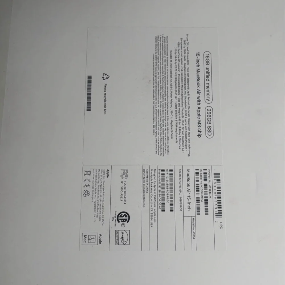 Apple - MacBook Air 15-inch 8GB Memory - 256GB SSD - Starlight